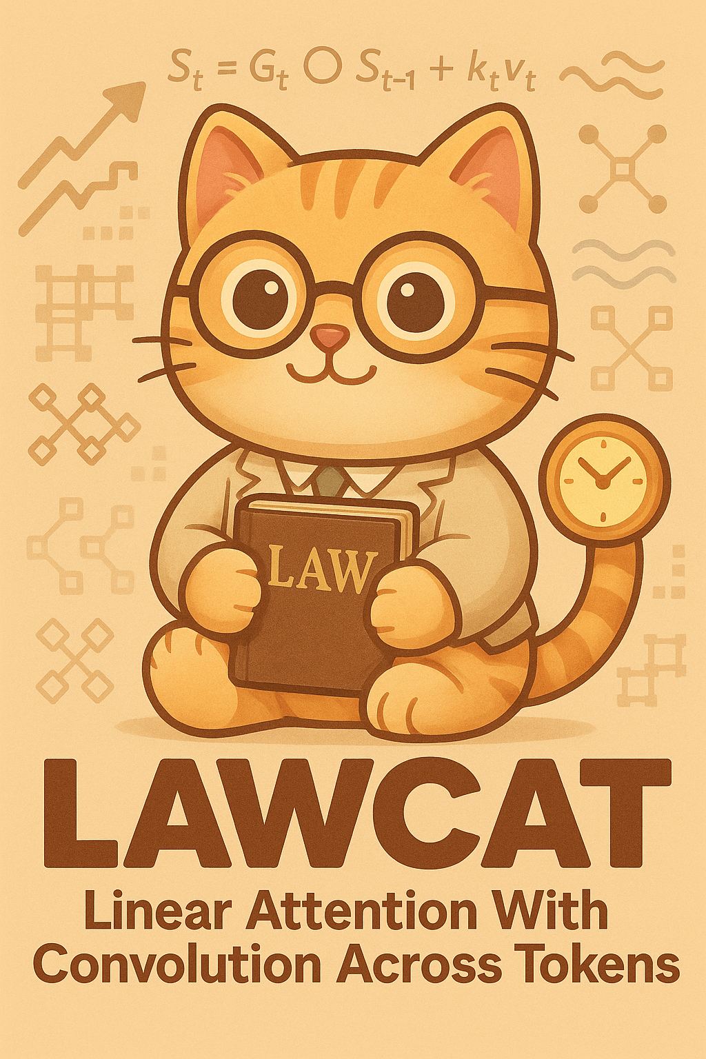LAWCAT: Efficient Distillation from Quadratic to Linear Attention with Convolution across Tokens for Long Context Modeling